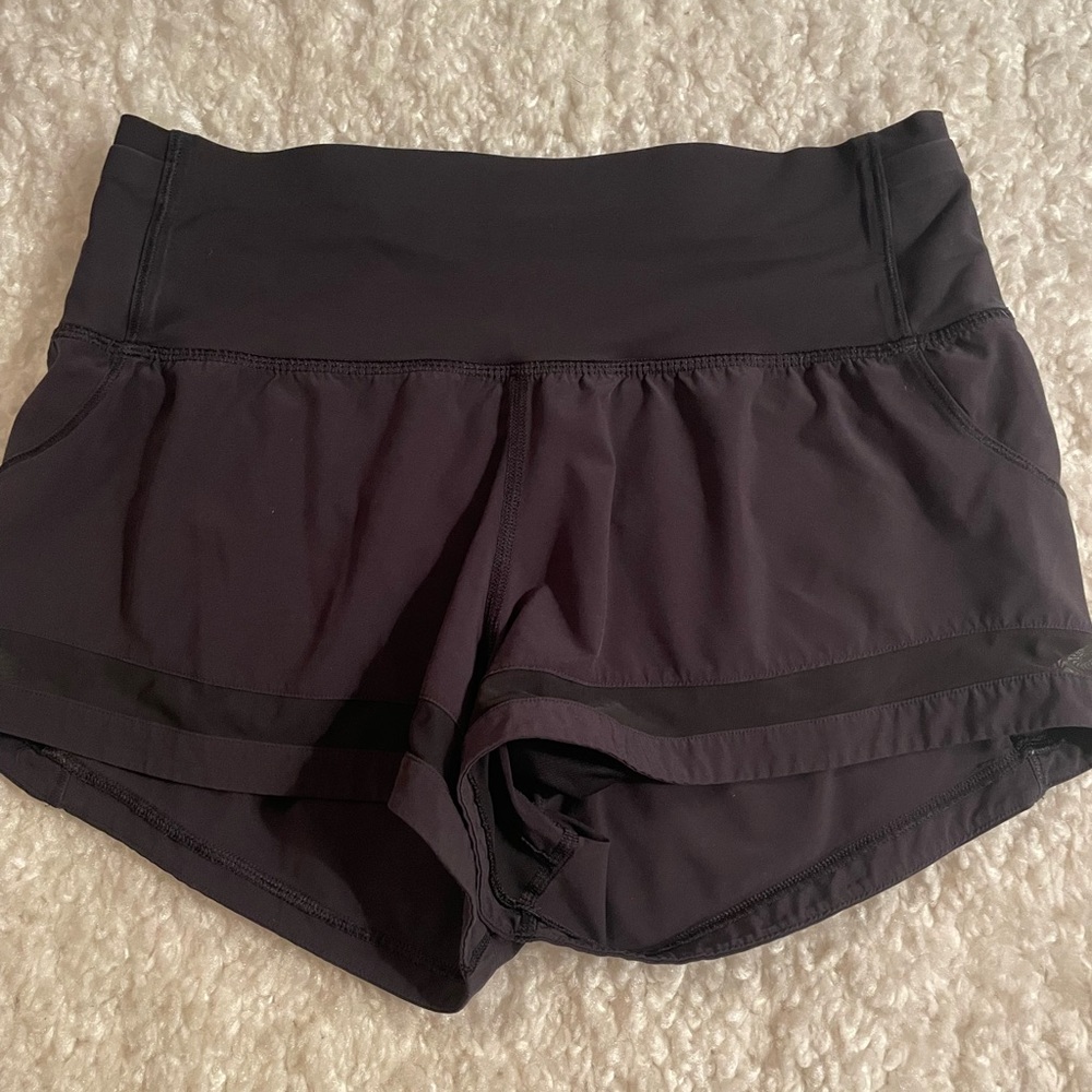 Black lululemon shorts